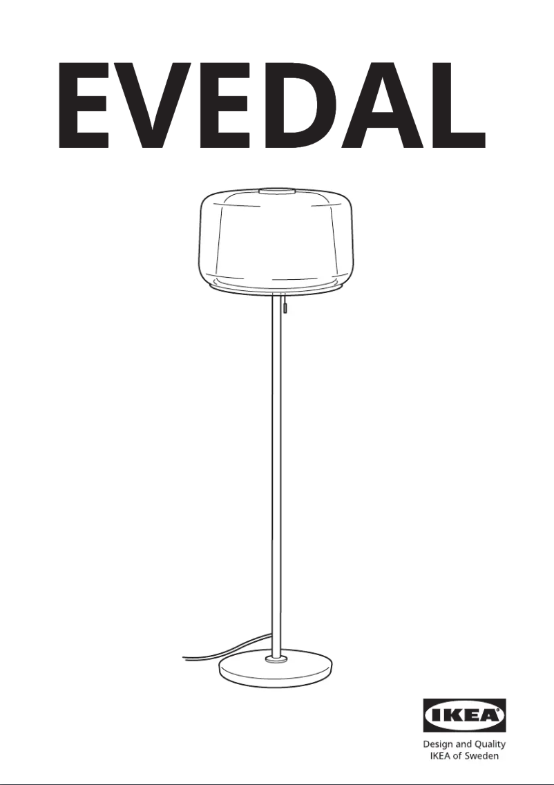 Página 1 del manual Manual de usuario Ikea EVEDAL 403.585.92