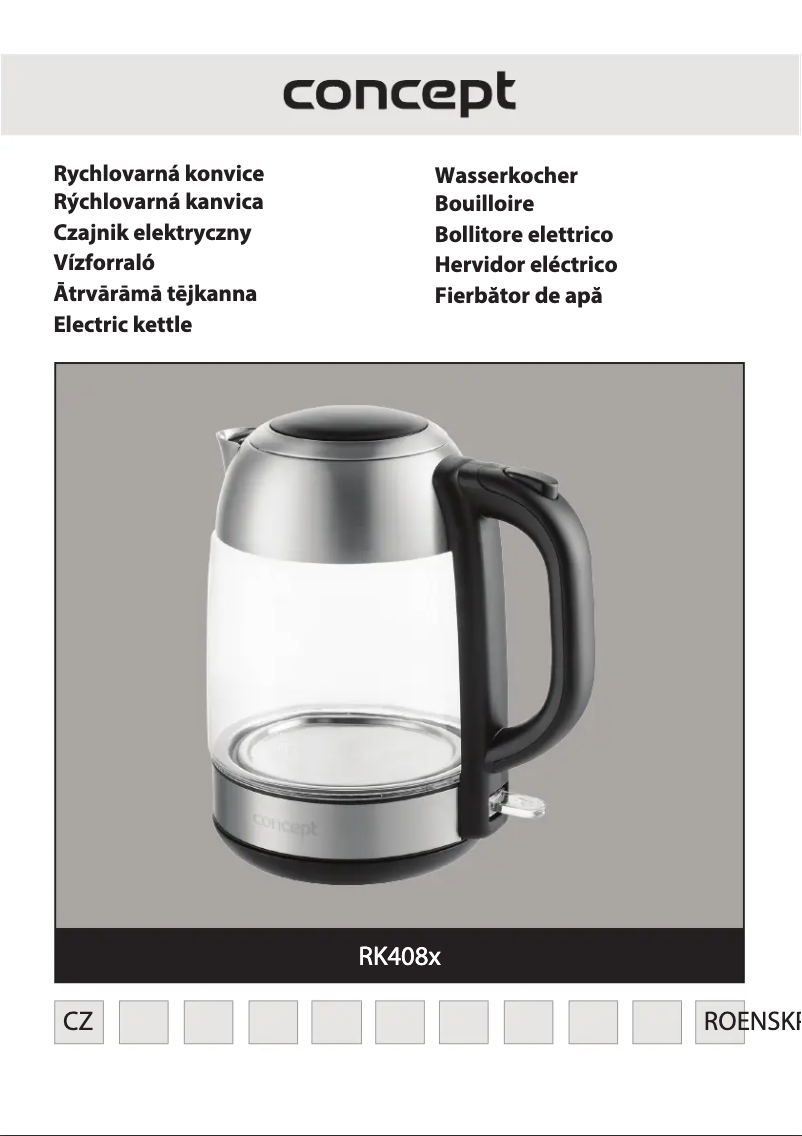 Image de la première page du manuel de l'appareil RK4080