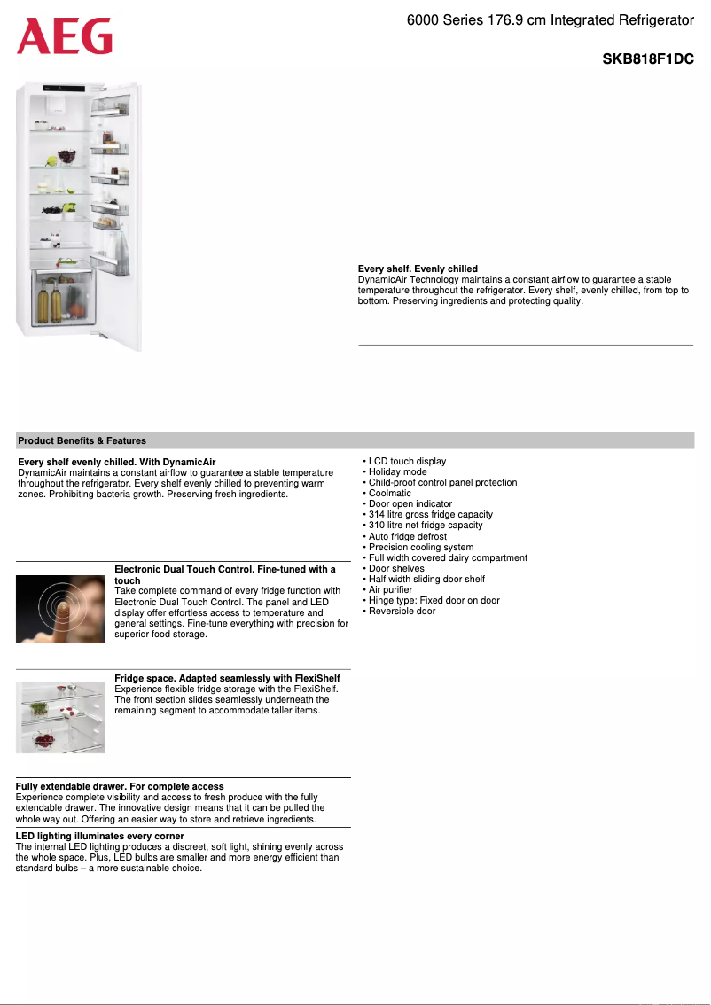 Image de la première page du manuel de l'appareil SKB818F1DC