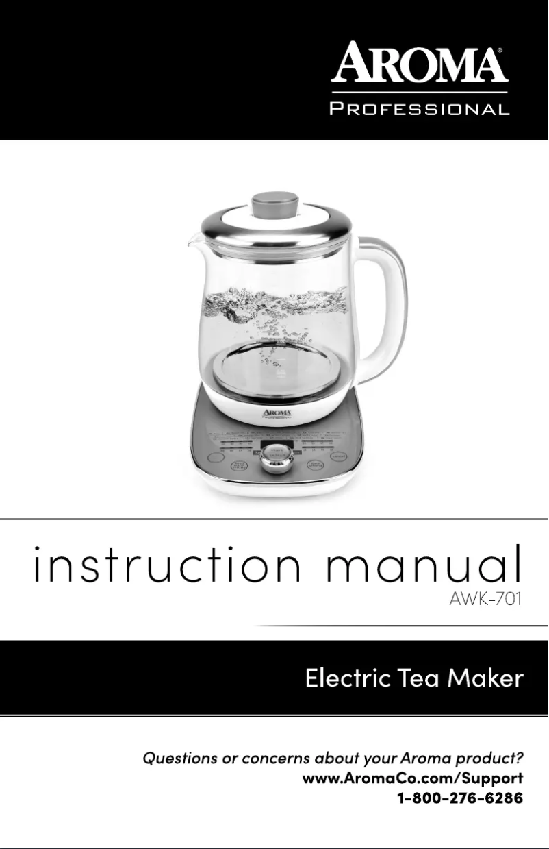 Image de la première page du manuel de l'appareil AWK-701