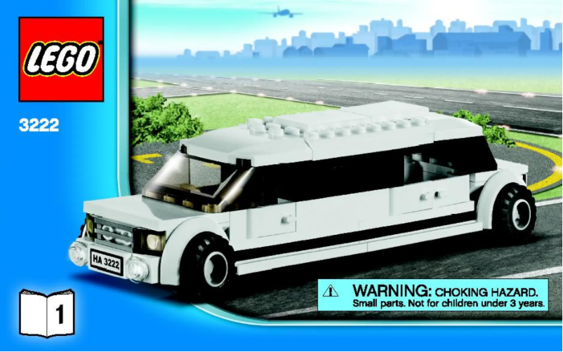 Page 1 de la notice Manuel utilisateur Lego Helicopter and Limousine