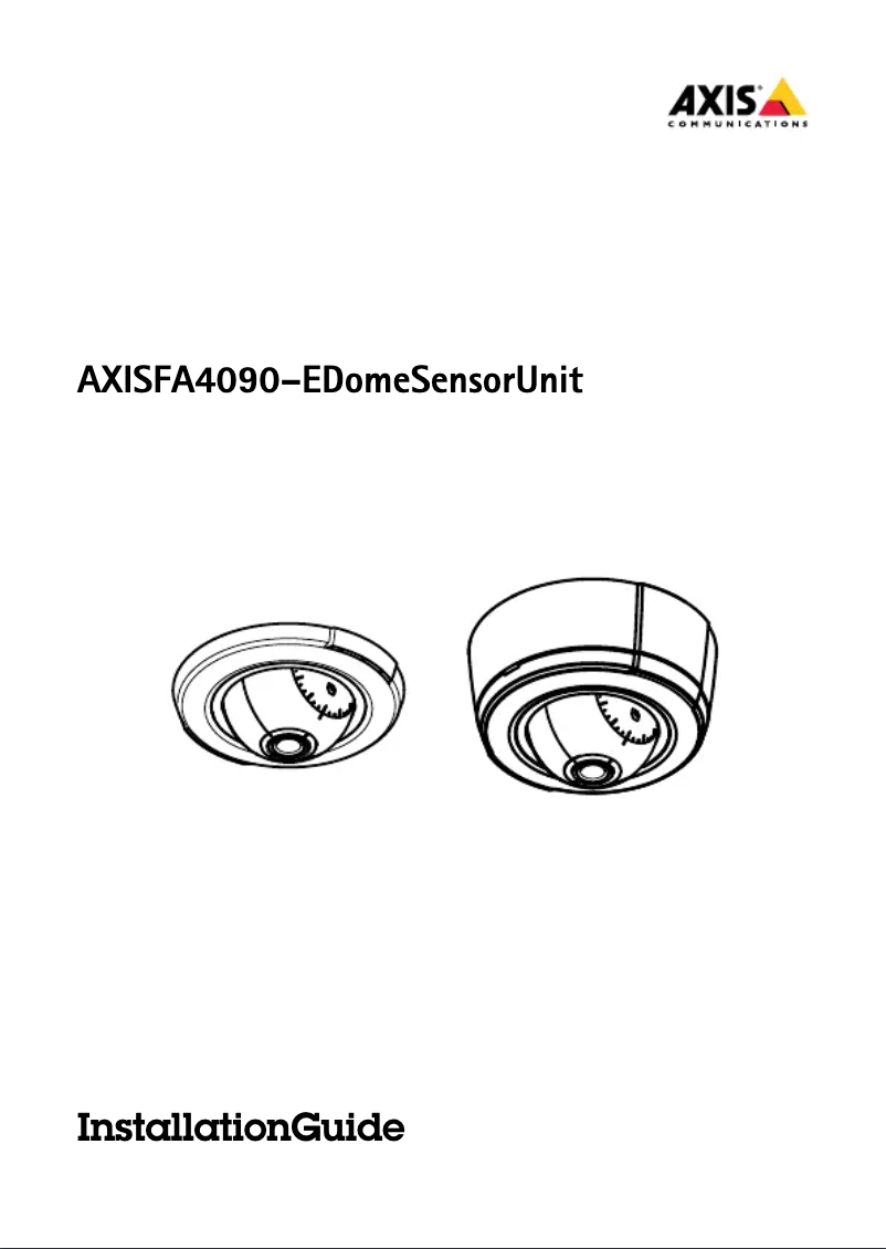 Page 1 de la notice Manuel utilisateur Axis P1290-E