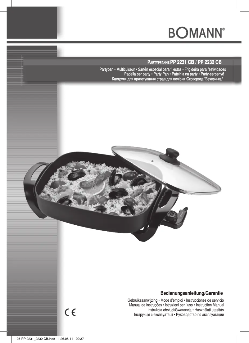 Image de la première page du manuel de l'appareil PP 2231 CB