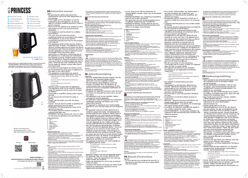 Page 1 de la notice Manuel utilisateur Princess Moments 236060