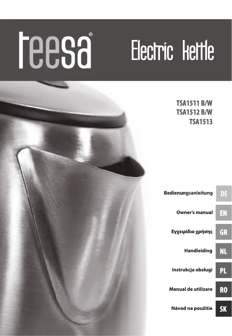 Page 1 de la notice Manuel utilisateur Teesa TSA1511