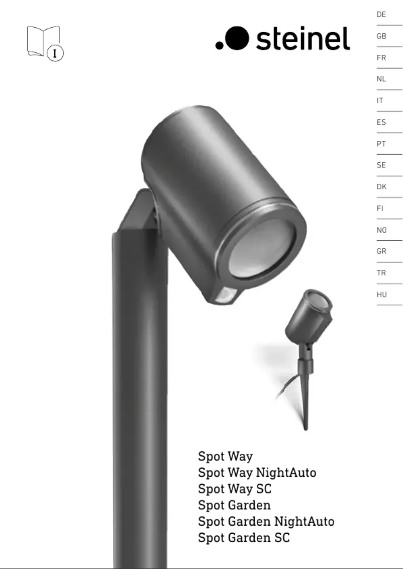 Image de la première page du manuel de l'appareil Spot Garden SC