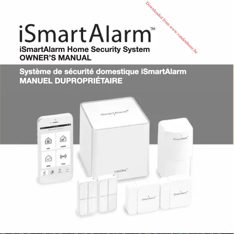 Page 1 de la notice Manuel utilisateur iSmartAlarm Motion Smart