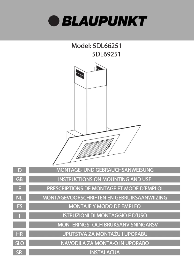 Page n°1 - Guide d'installation Blaupunkt 5DL69251