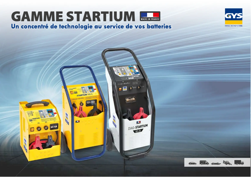 Page 1 de la notice Brochure GYS Startium 330E