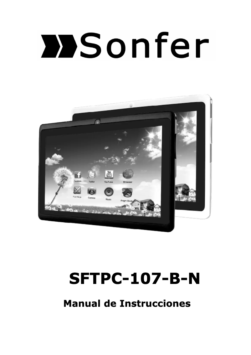 Page 1 de la notice Manuel utilisateur Brigmton SFTPC-107-N