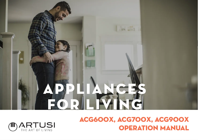 Page n°1 - Manuel utilisateur Artusi ACG900X