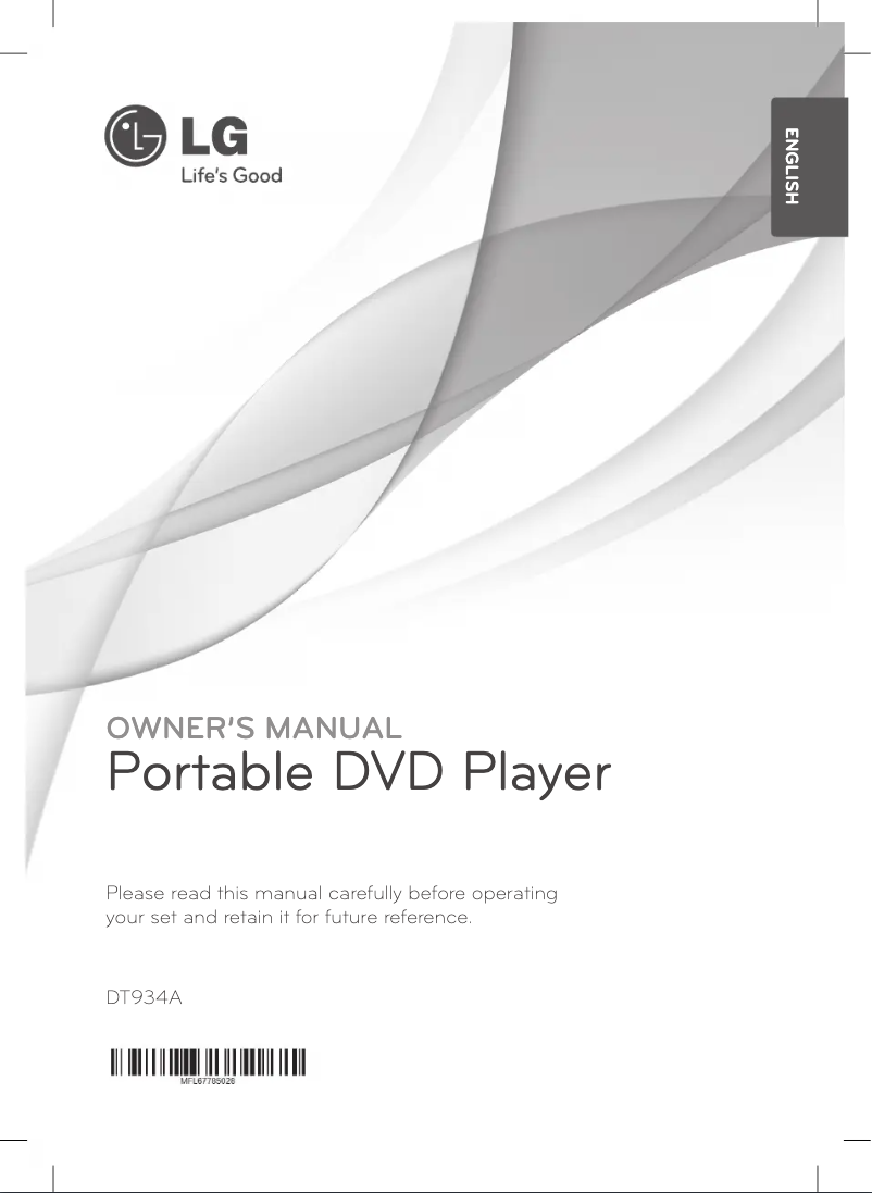 Page n°1 - Manuel utilisateur LG DT934A
