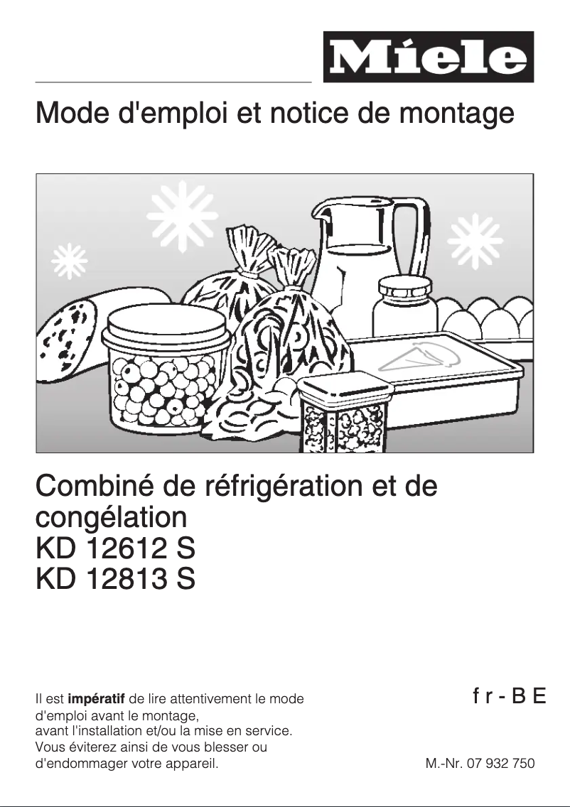 Image de la première page du manuel de l'appareil KD 12813 S
