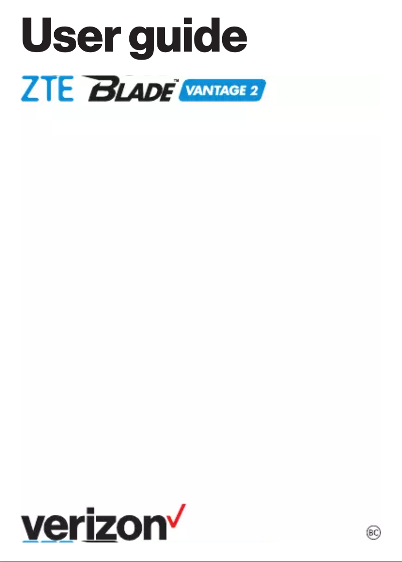 Page n°1 - Manuel utilisateur ZTE Blade Vantage 2