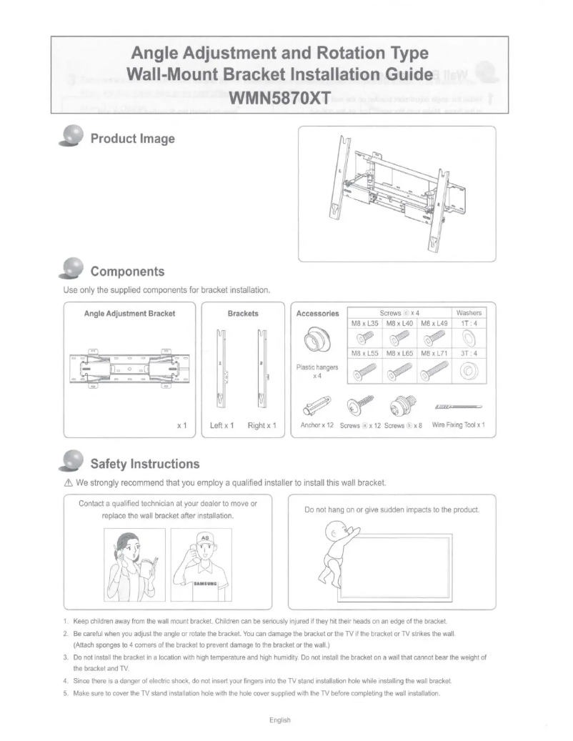Image de la première page du manuel de l'appareil WMN5870XT