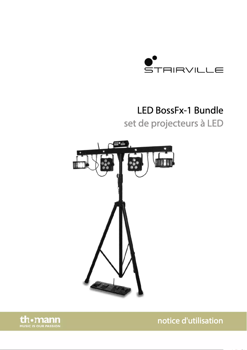 Página 1 del manual Manual de usuario Stairville LED BossFx-1 Bundle