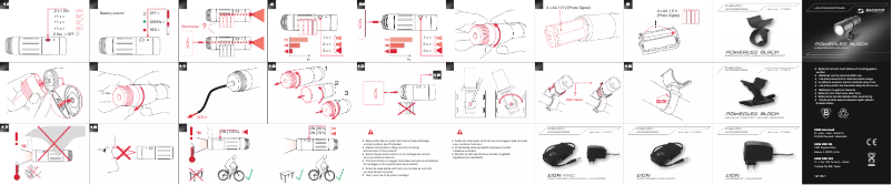 Page 1 de la notice Manuel utilisateur Sigma Powerled Black