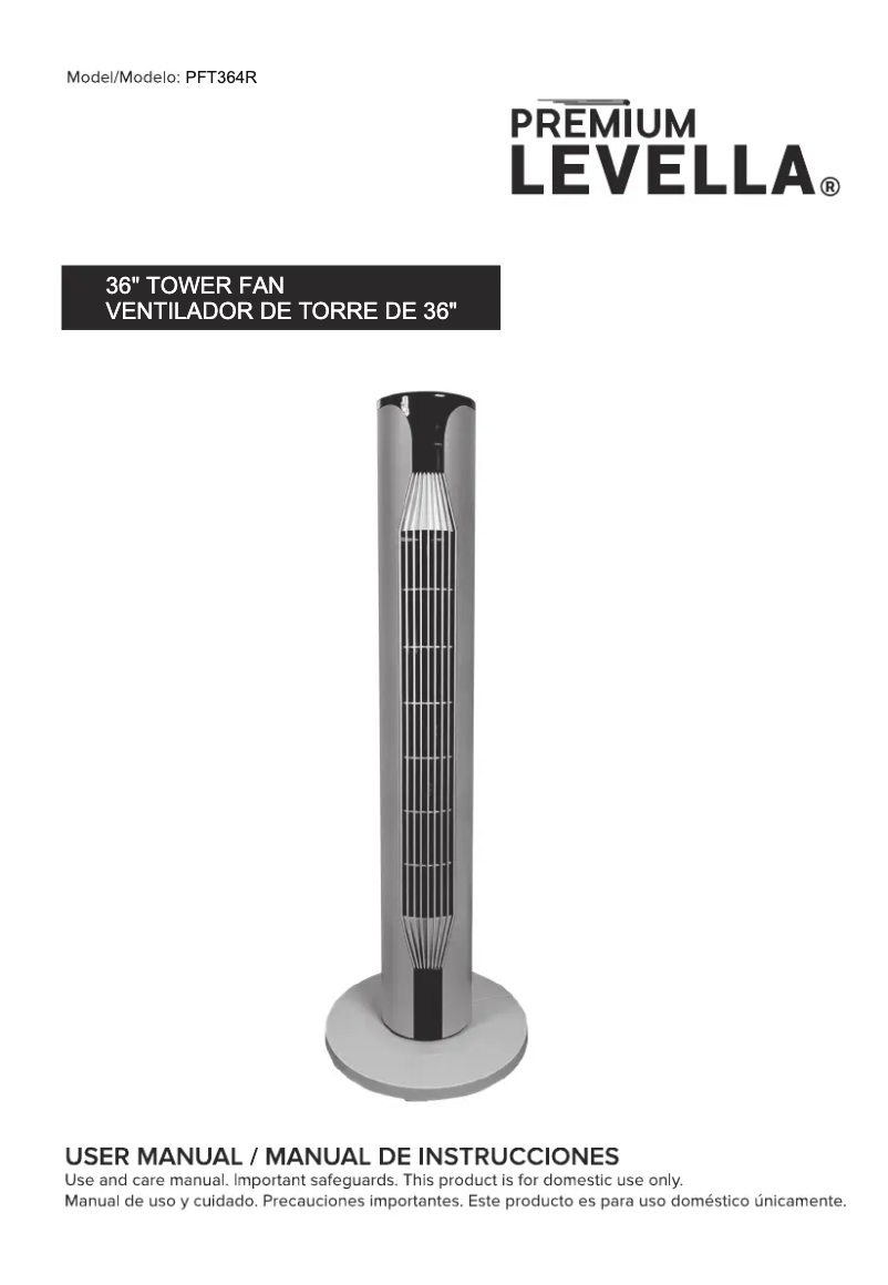 Page 1 de la notice Manuel utilisateur Premium PFT364R