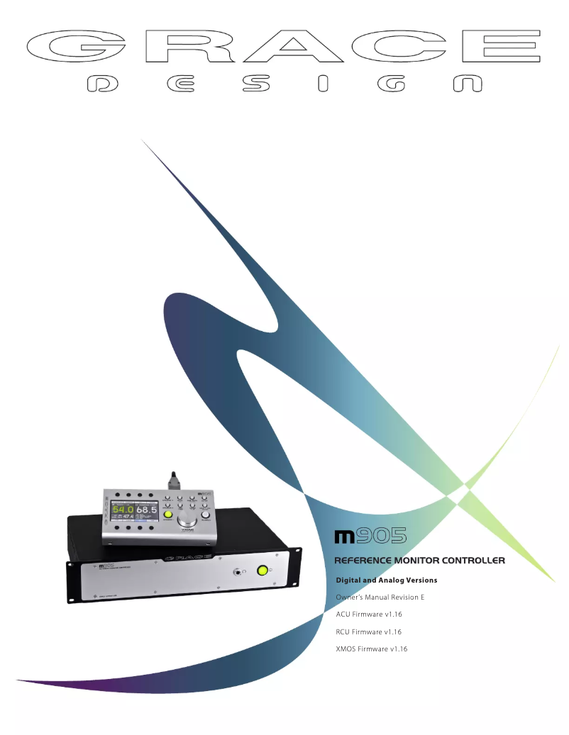 Image de la première page du manuel de l'appareil m905