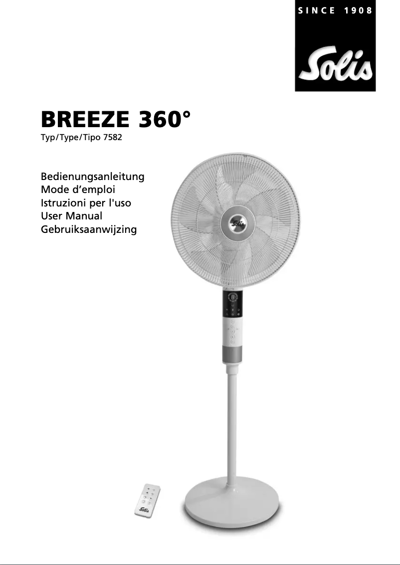 Page n°1 - Manuel utilisateur Solis Breeze 360 7582