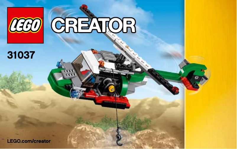 Page n°1 - Manuel utilisateur Lego Creator 31037