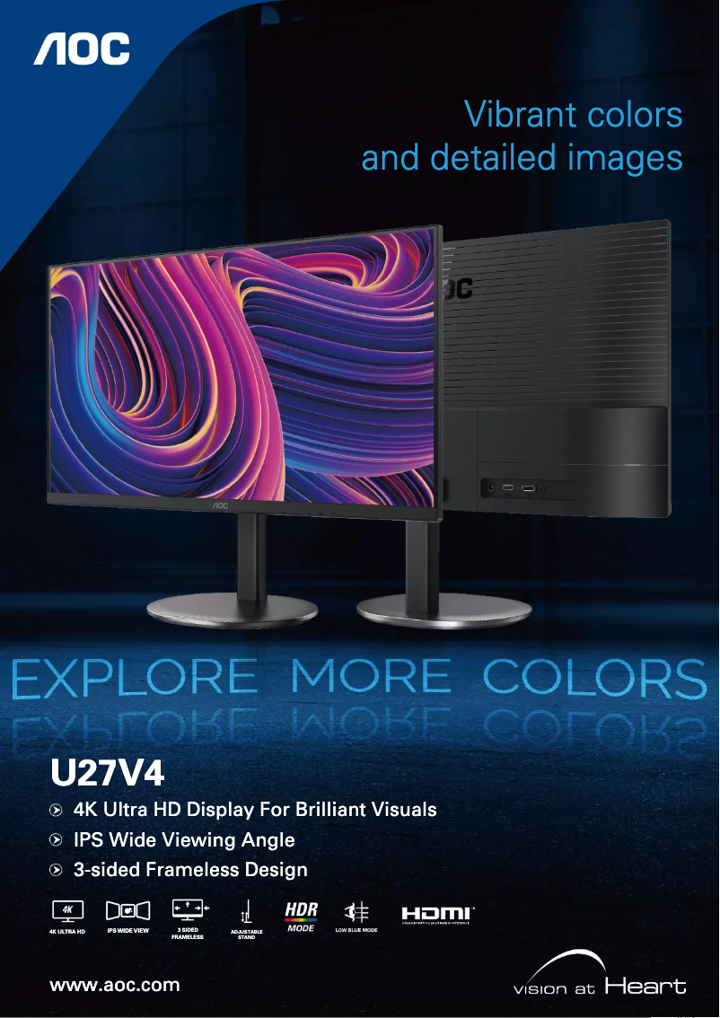 Image de la première page du manuel de l'appareil U27V4