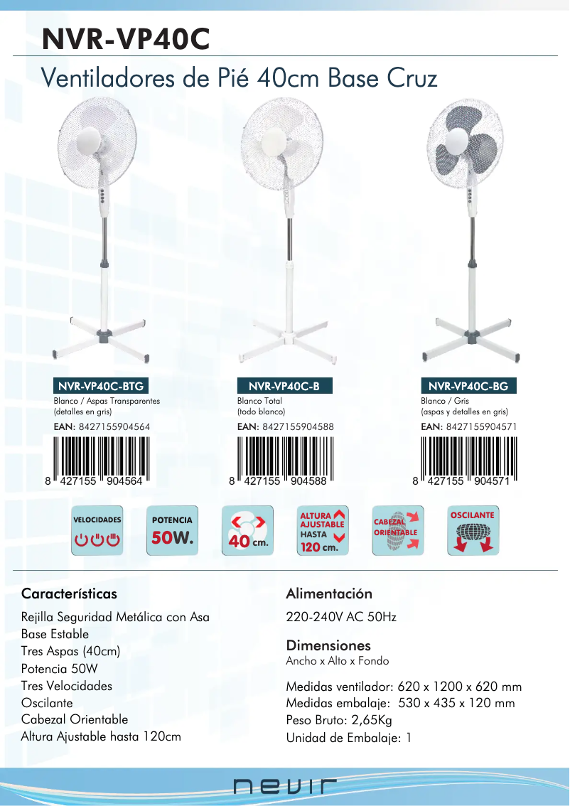 Image de la première page du manuel de l'appareil NVR-VP40C-BTG
