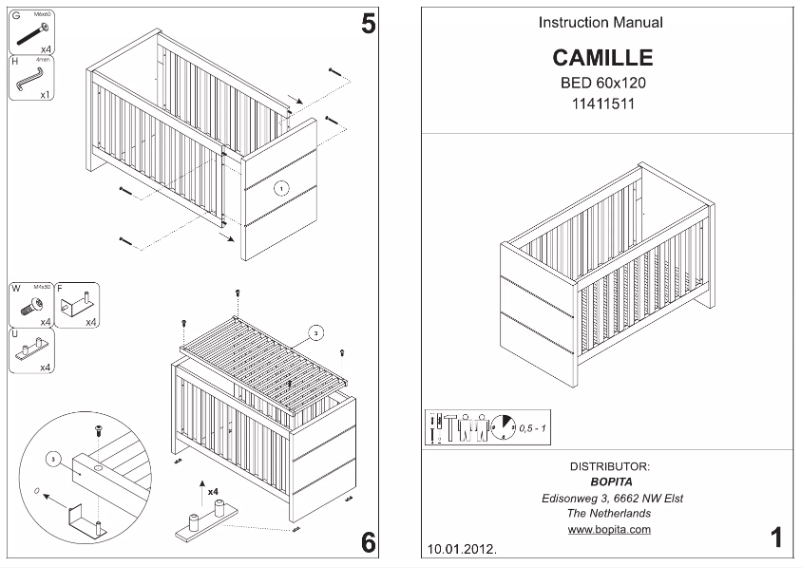 Page n°1 - Manuel utilisateur Bopita Camille