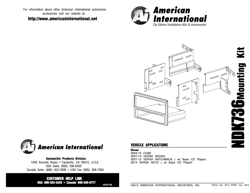 Page 1 de la notice Manuel utilisateur PAC NDK736