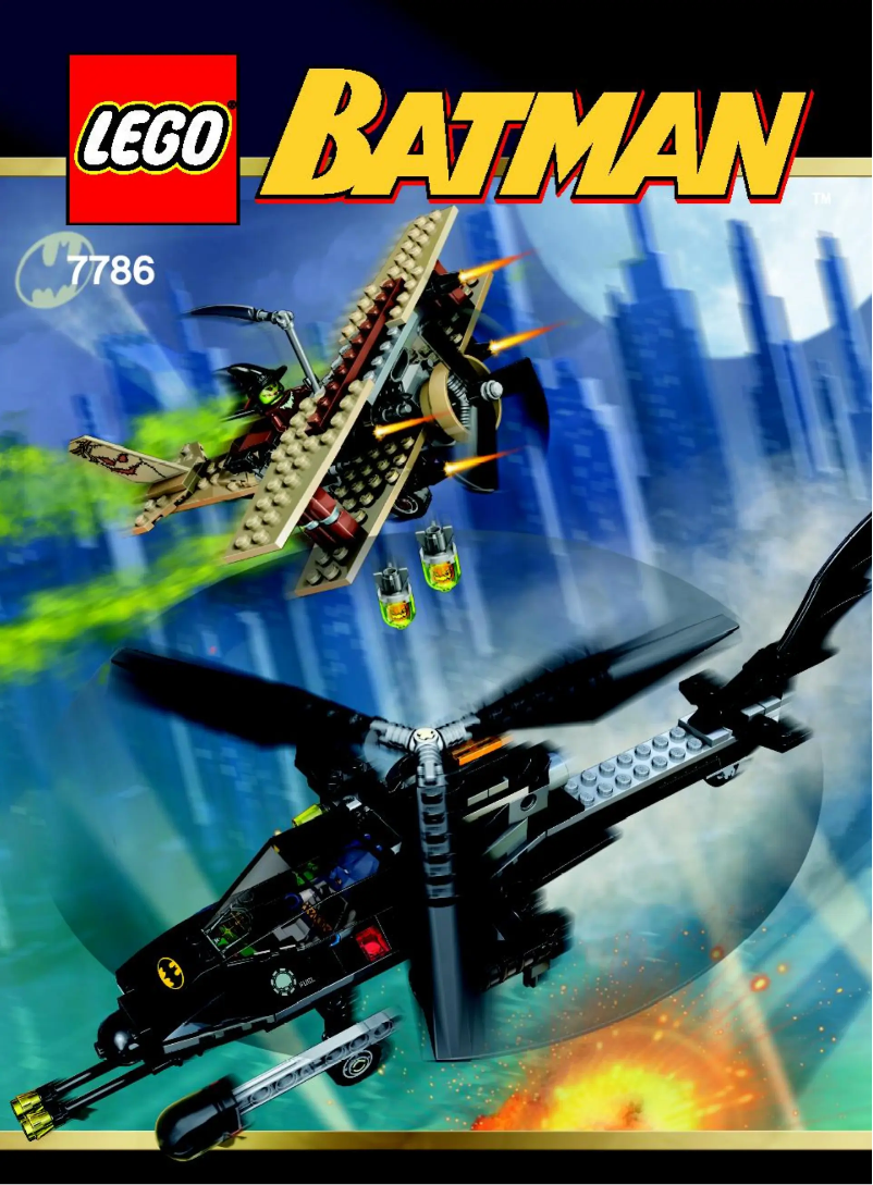 Page 1 de la notice Manuel utilisateur Lego Batman 7786
