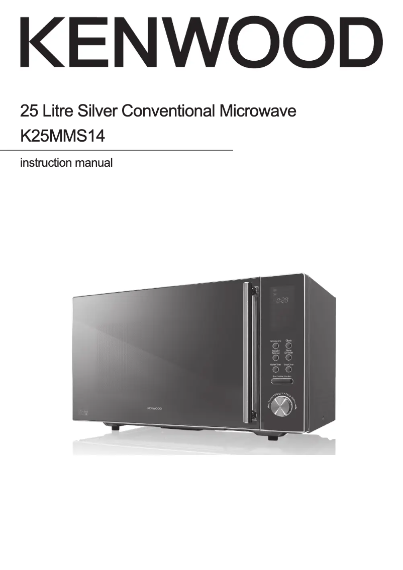 Page 1 de la notice Manuel utilisateur Kenwood K25MMS14