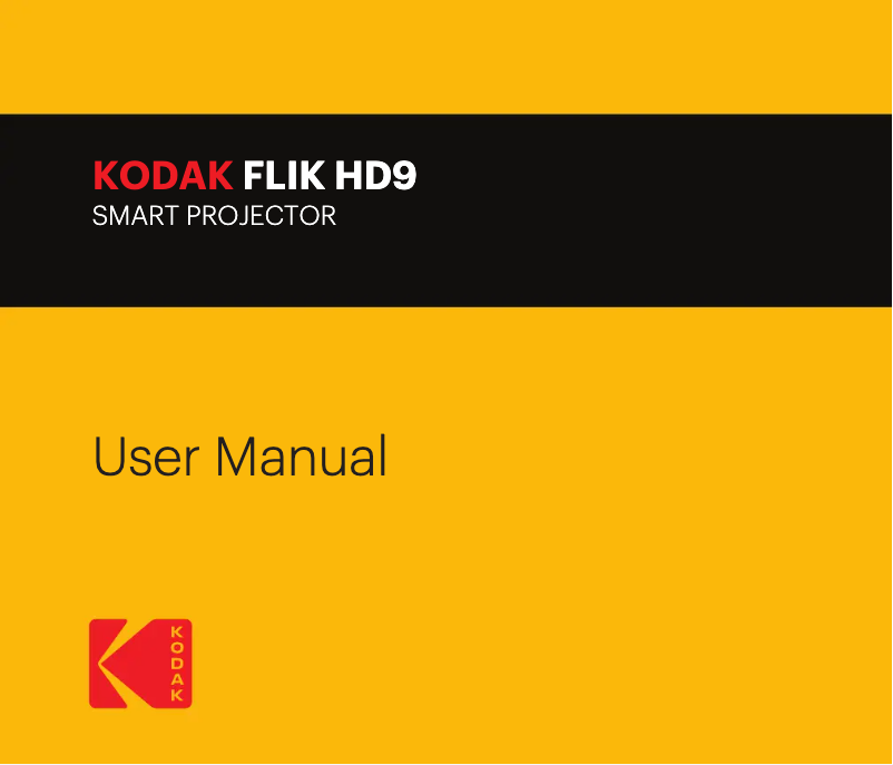 Page 1 de la notice Manuel utilisateur Kodak FLIK HD9