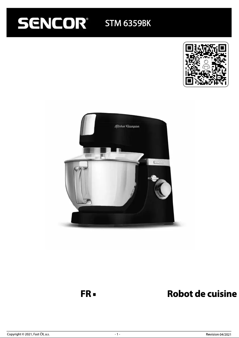 Image de la première page du manuel de l'appareil STM 6359BK