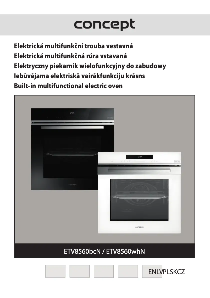 Page n°1 - Manuel utilisateur Concept ETV8560whN