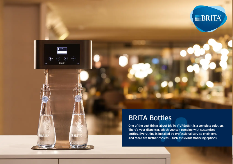 Page 1 de la notice Manuel utilisateur BRITA Bottles