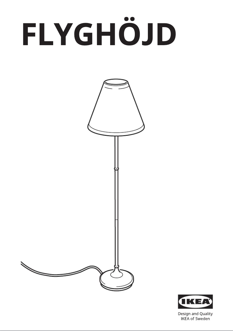 Image de la première page du manuel de l'appareil FLYGHÖJD 305.438.35