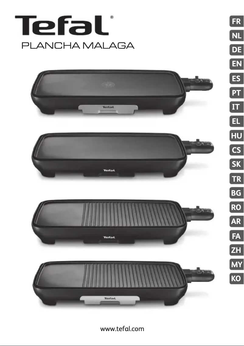 Page 1 de la notice Manuel utilisateur Tefal Malaga TG3918