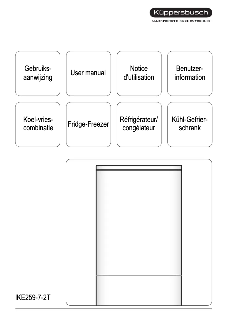 Image de la première page du manuel de l'appareil IKE 259-7-2 T