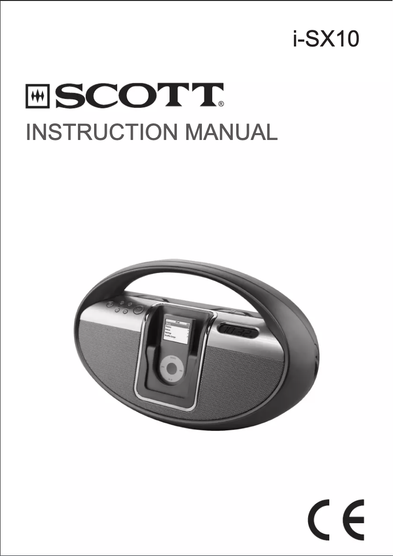 Image de la première page du manuel de l'appareil I-SX 10 LB