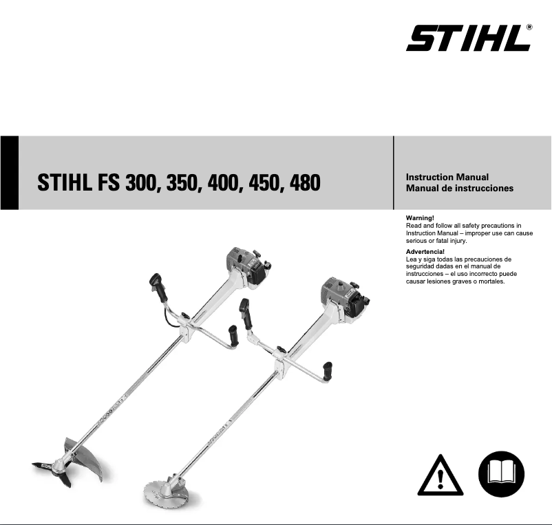 Page 1 de la notice Manuel utilisateur Stihl FS 300