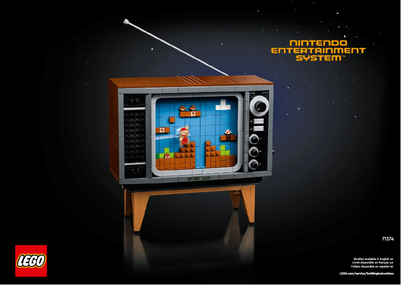 Page 1 de la notice Manuel utilisateur Lego Super Mario 71374