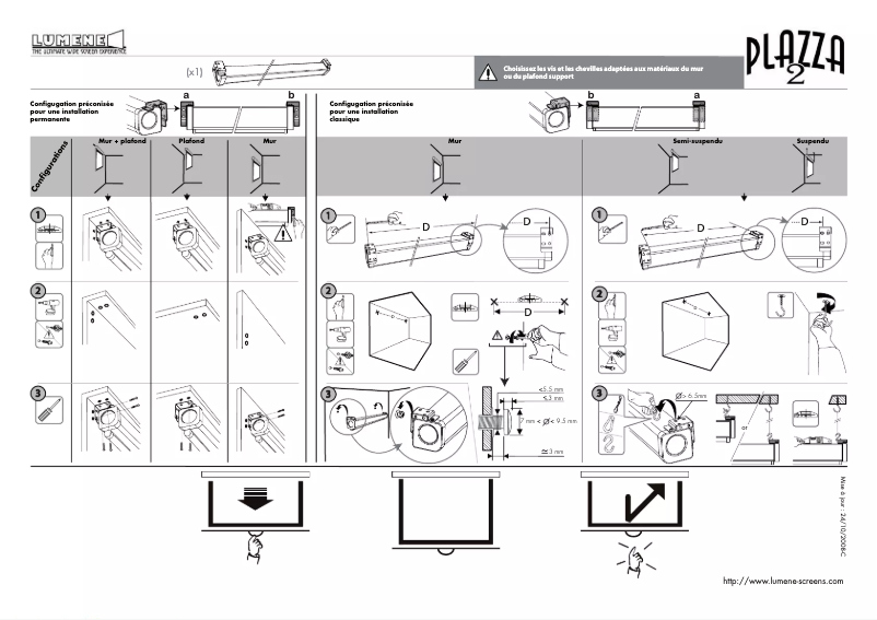 Page n°1 - Manuel utilisateur Lumene Plazza HD 240V