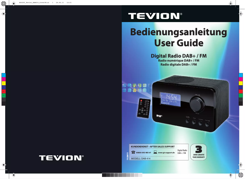 Image de la première page du manuel de l'appareil DAB 414