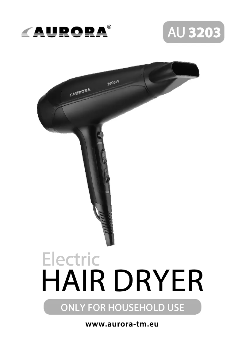 Imagen de la primera página del manual del dispositivo AU3203