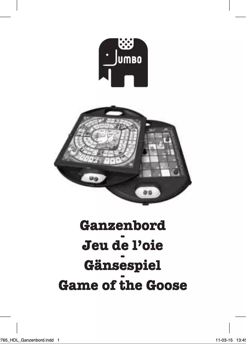 Page n°1 - Manuel utilisateur Jumbo Ganzenbord en Slangen en ladderspel Reisspel