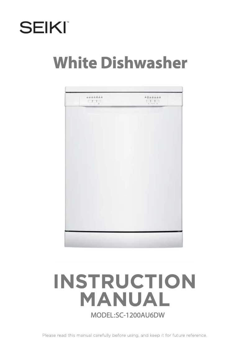 Page 1 de la notice Manuel utilisateur Seiki SC-1200AU6DW