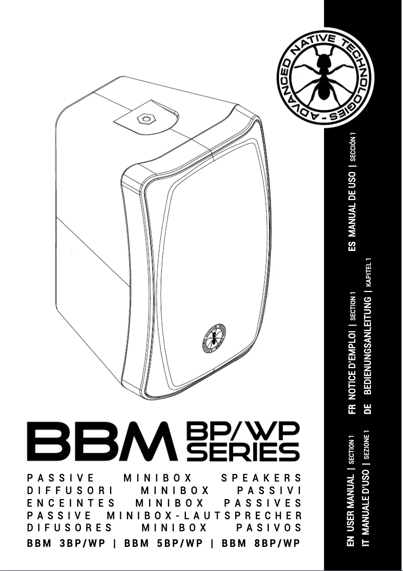 Page 1 de la notice Manuel utilisateur ANT BBM5 WP