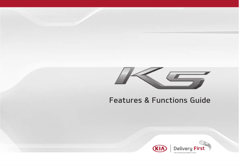 Page 1 de la notice Manuel utilisateur Kia K5 (2021)