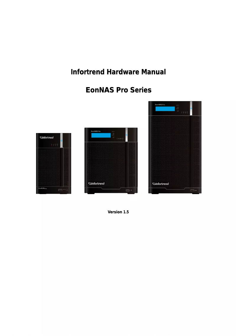Image de la première page du manuel de l'appareil EonNAS 810