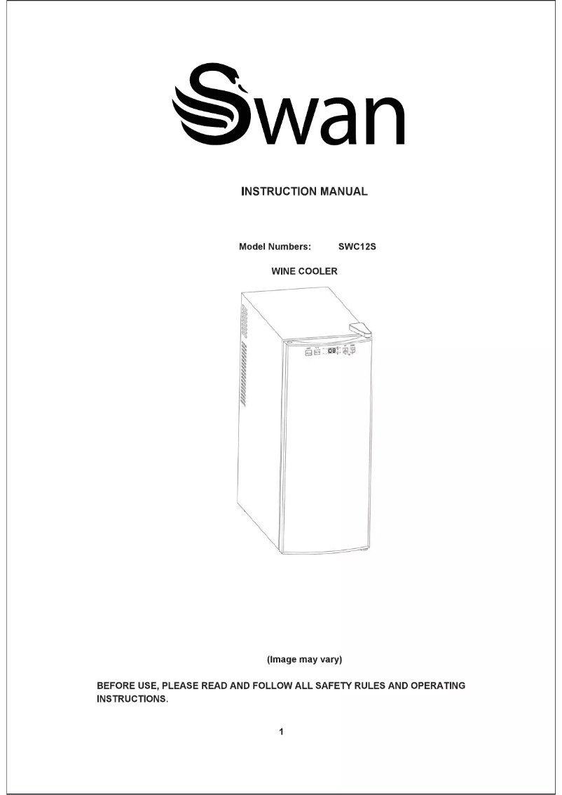 Page 1 de la notice Manuel utilisateur Swan SWC12S